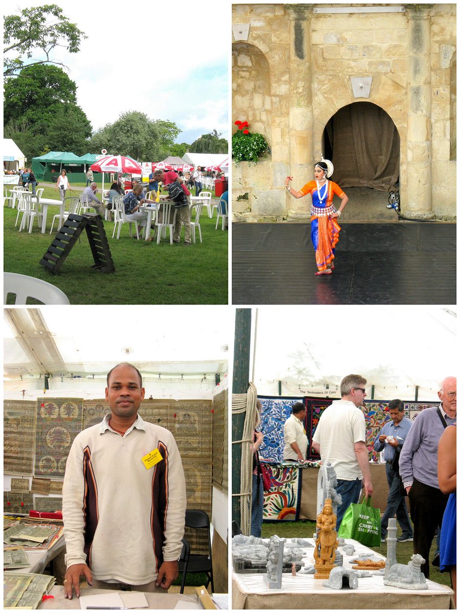 Really enjoyed <a href="/ArtinAction1/">Art in Action</a> &amp; loved the international #arts! Delighted with my palm leaf painting from #Orissa.