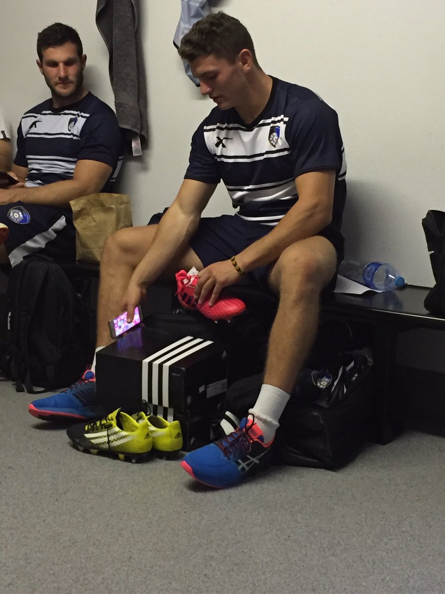 First day back in and already had a boot drop 👀 #bigtime  <a href="/JoshuaaBaino7/">Joshua Bainbridge</a>