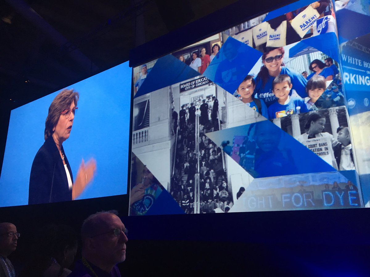 AFTunion's tweet photo. That which was bequeathed to us – we have not squandered. -@rweingarten #AFT100 https://t.co/J2WKqMT3li