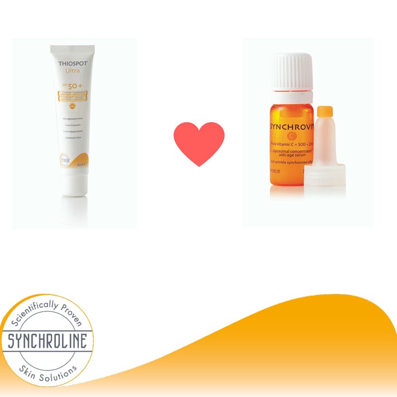 SynchrolineGT's tweet photo. Macchie e iperpigmentazione?! Mandale in #vacanza con #Thiospot e #SynchrovitC by #Synchroline #Skincare #beauty https://t.co/bofFALtJJc
