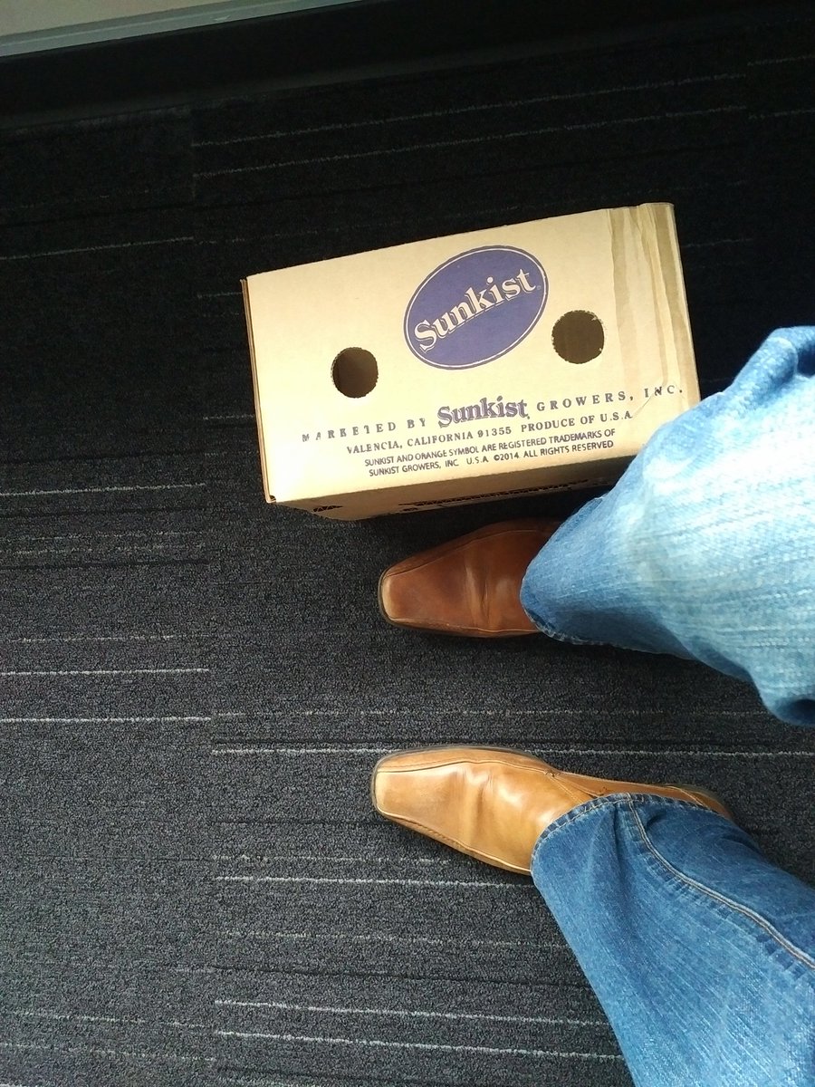 NBStrangeBrew's tweet photo. @bamcklr #FeetAtWork Status quo is not working for me today. Time to think outside the box. https://t.co/ChpVBtQv4w