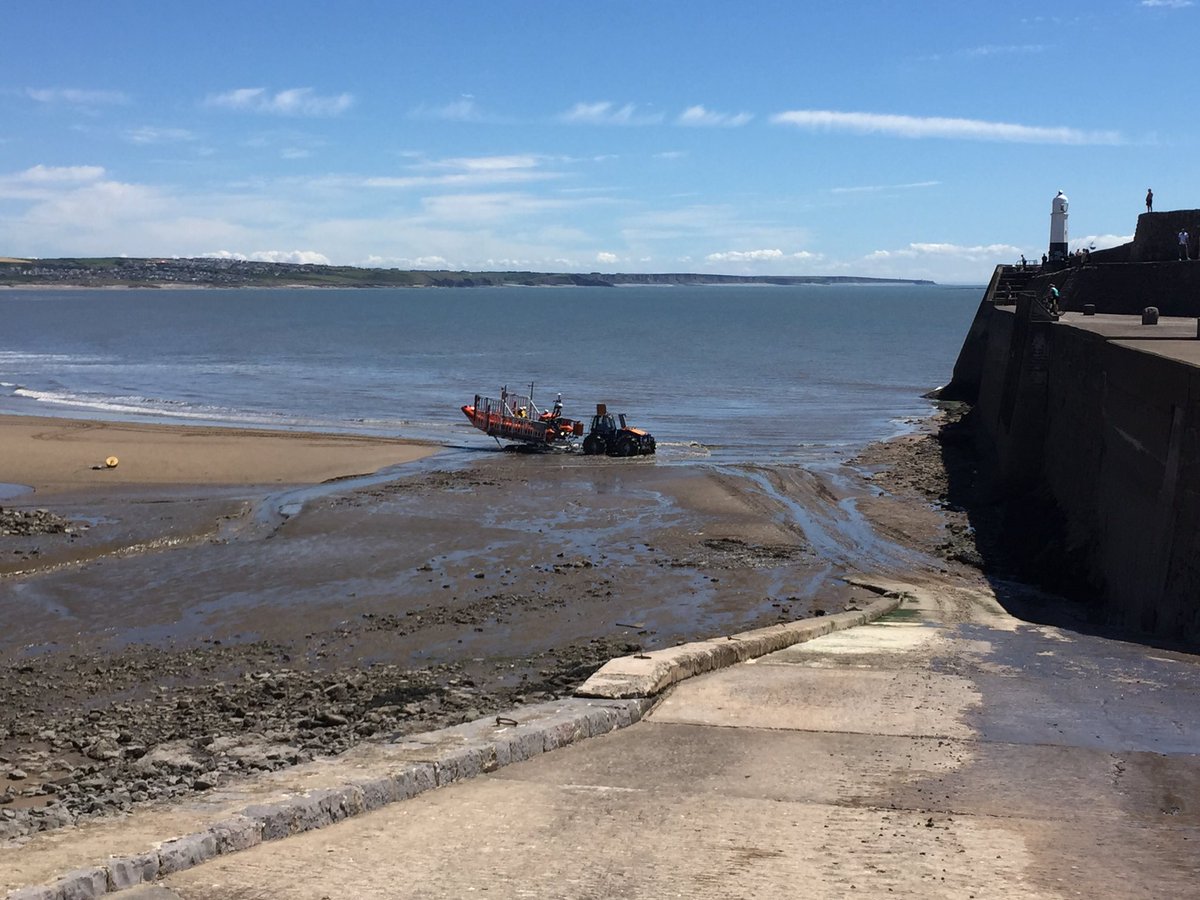 Paged 12.44 to assist <a href="/swpolice/">South Wales Police</a> with an incident at Ogmore #RNLIshout