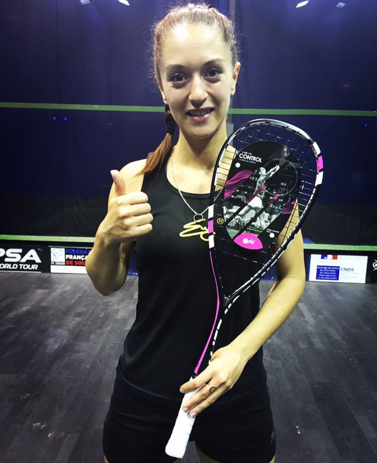 ColineAumard's tweet photo. Proud to present you my new signature racket✌🏼️😍 #MyWeapon #PinkRacket #Dare2BeDifferent #EyeTeam https://t.co/hBd6PrPfzA
