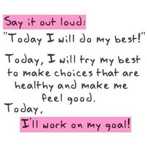 Today is YOUR day! Say it. Own it. Live it. #MotivationMonday #HealthyLiving #Wellness #Goals