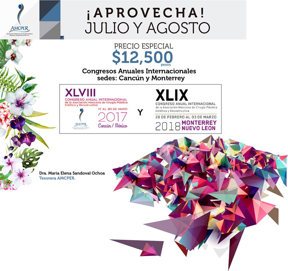 Para todos nuestros Asociados al corriente con sus cuotas, la Tesorería diseño un paquete Cancún 2017-Monterrey 2018