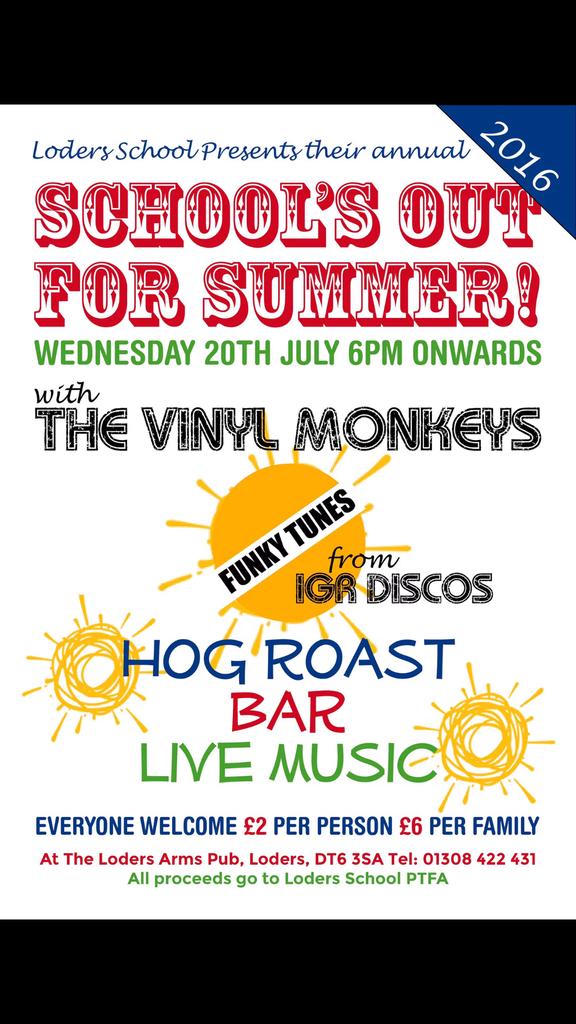LodersPTFA's tweet photo. Come along &amp; celebrate the end of term in style @Lodersarms this weds #livemusic #heatwave #hogroast #bar  pls rt https://t.co/EjjKPR1Wwx