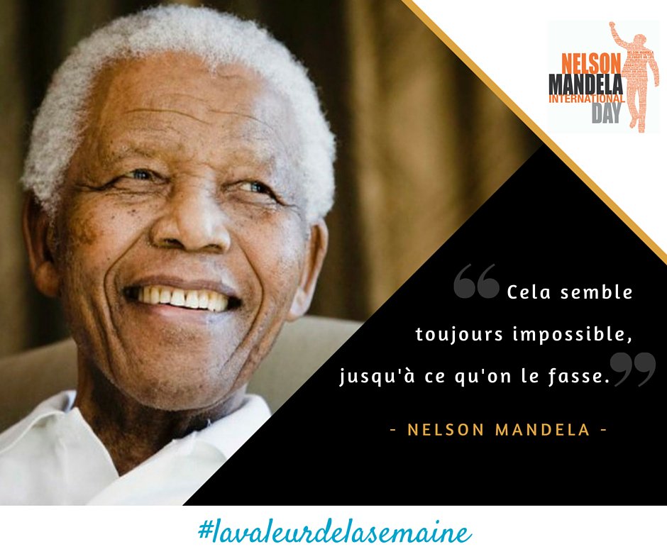 Acretion's tweet image. #valeurdelasemaine | #MandelaDay Quelles valeurs pour cette #citation de #NelsonMandela ?! &amp;gt; urlz.fr/3RTY