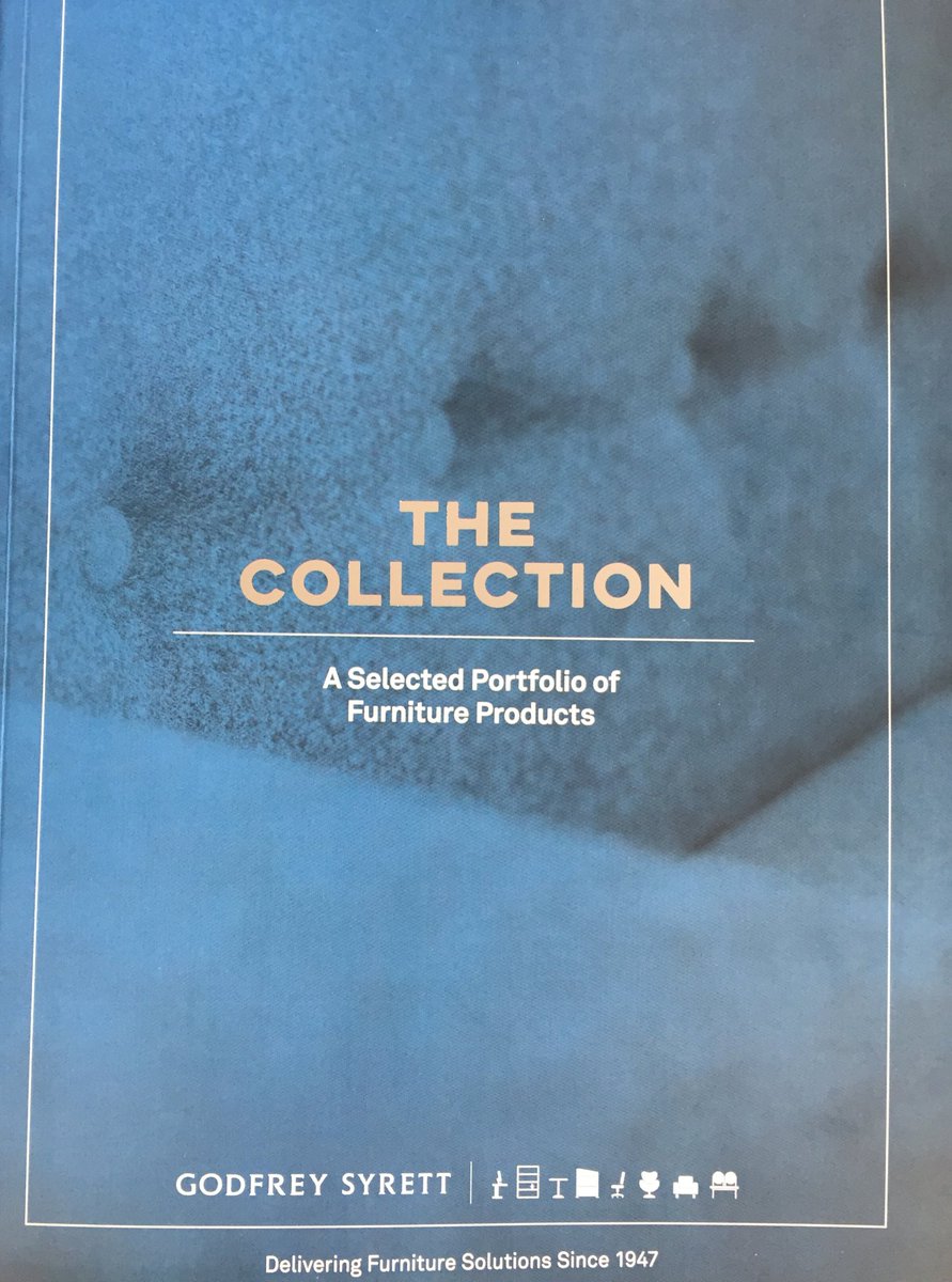 GodfreySyrett's tweet photo. What a start to the week - our freshly printed #GSCollection brochure is hot off the press! #design #furniture #new https://t.co/k3s9HkaRPY