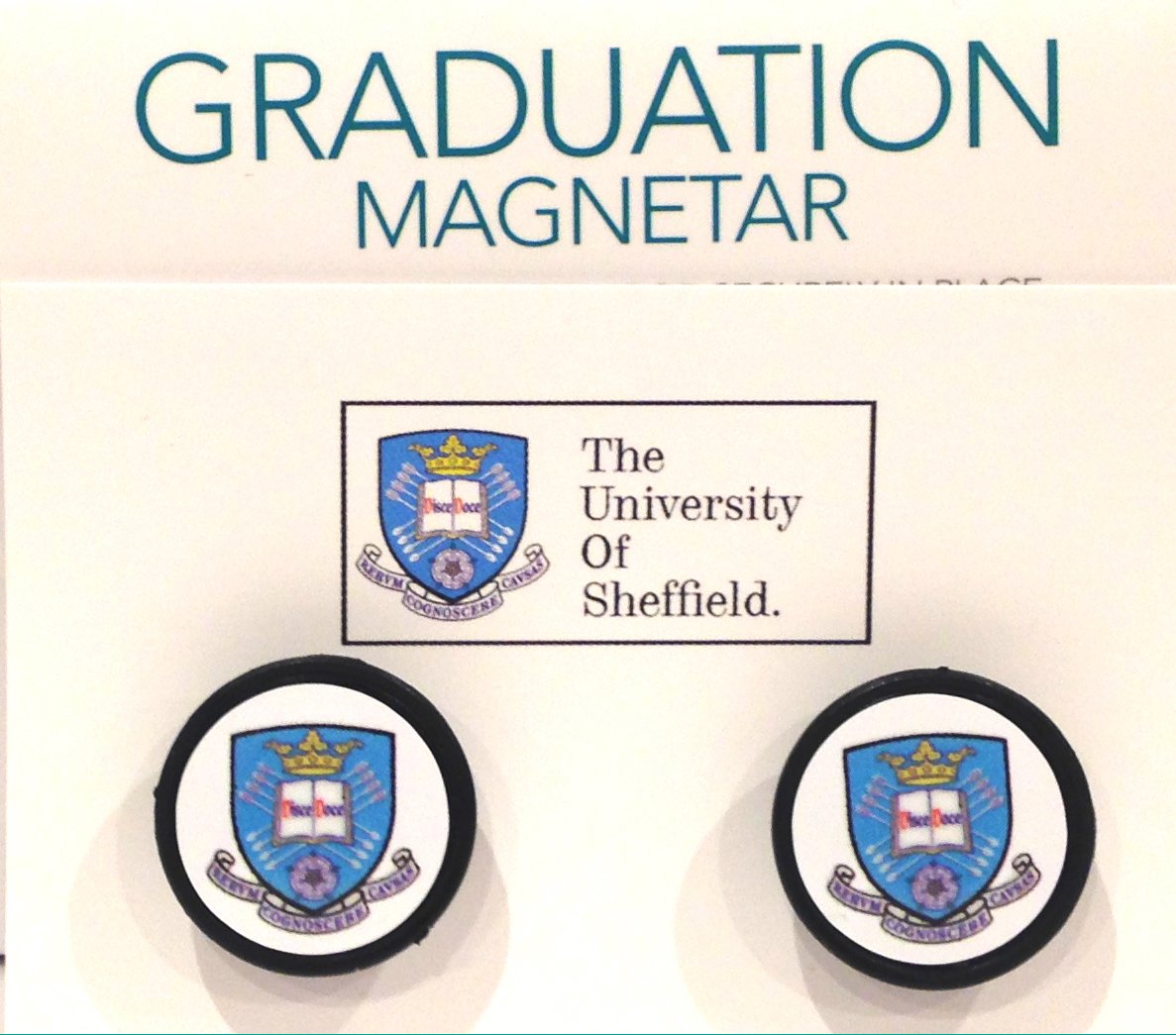 SSUStore's tweet image. Having trouble holding your robes up? Grab a magnet at #oursheffield in @SheffieldSU! #sheffieldgraduation