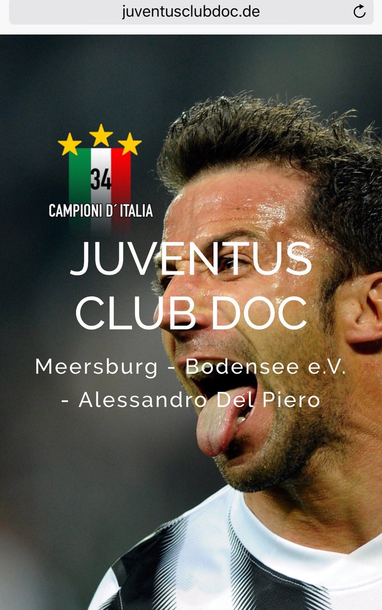 _Eminenz_'s tweet photo. É #online il #sito #web #juventusclubdoc #AlessandroDelPiero #Meersburg #Germania #Juventus https://t.co/7UfKUfm6iY https://t.co/PEmuuLDc7p