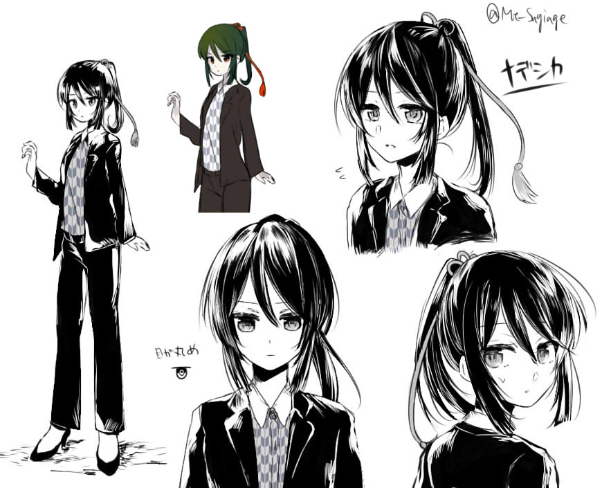 かきたい漫画のヒロインポジの子。新米刑事兼、探偵のおもり役の予定。また推理ものという描いてる自分だけが楽しいものにひた走ろうとしてるあたり、自分の意識相当低いって思います。あとちまちま描きすぎたせいで絵柄…バラバラ…