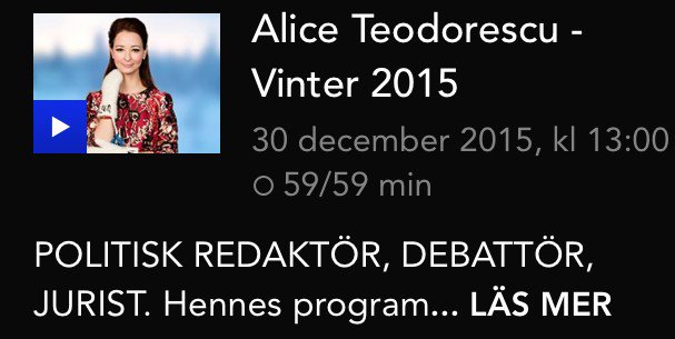 Gillade verkligen ditt #vinterip1 prat @alicemedce sverigesradio.se/sida/avsnitt/6… @sverigesradioP1