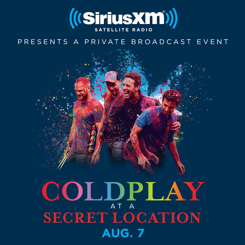 Coldplay tweet media