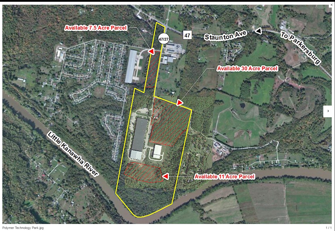 AreaRoundtable's tweet image. 7.5, 11 or 30 acres of #industrial land for lease in Davisville, #WestVirginia: tinyurl.com/z22793a