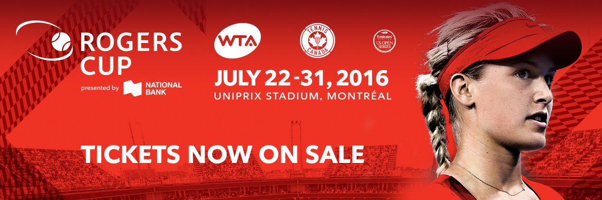 The world’s best tennis stars battle for the #RogersCup starting July 22. tickets.rogerscup.com/Montreal/?&lng… #Rogerstv