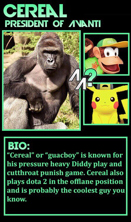 First of all, our leader/president <a href="/xCerealSoup/">.</a>