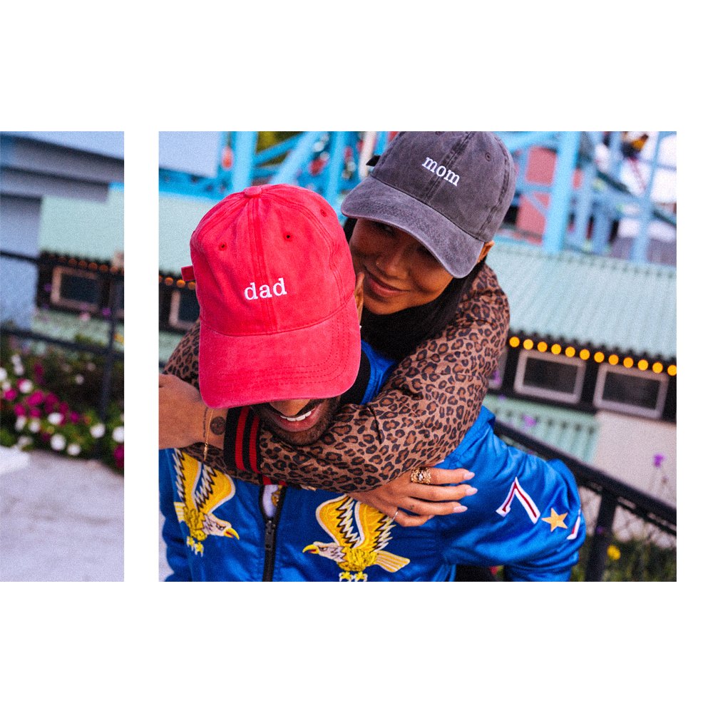 mom and dad hats