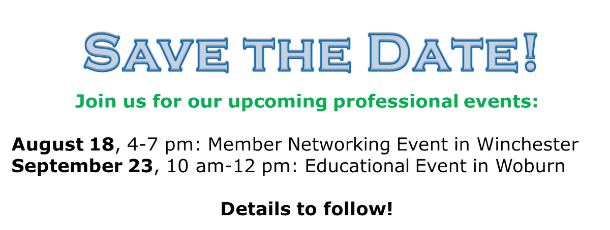 IAEDPboston's tweet photo. Mark your calendar for upcoming #IAEDP #Boston chapter events! Hope to see you there, details to follow. https://t.co/K3EwTujHX0