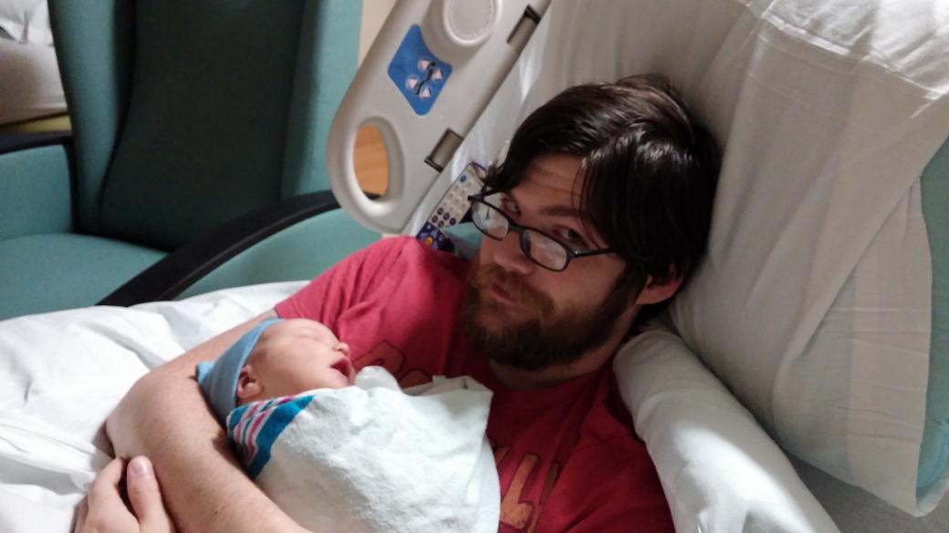 Chaide's tweet image. The newest addition to our family, Vincent. Hooray!