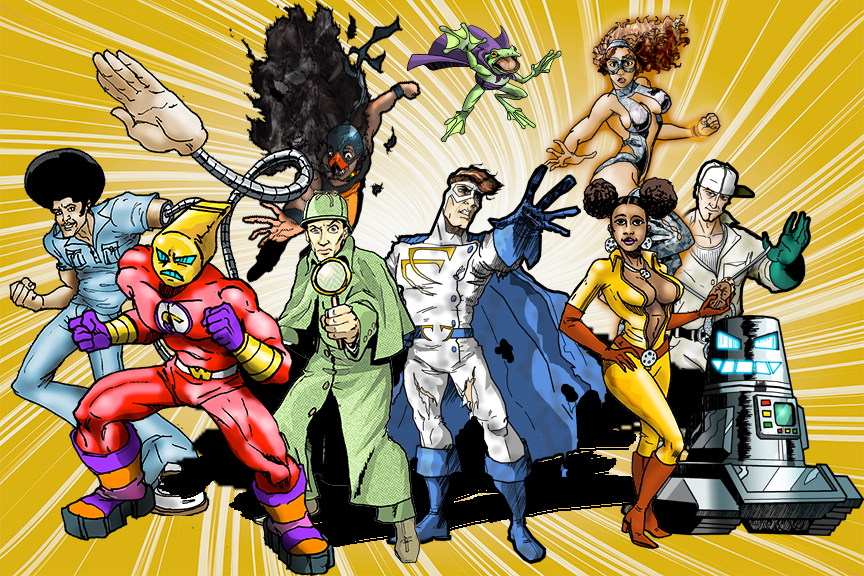 afro_stache's tweet photo. Superheroes gotta eat too! #afrostachestudios #PovertyPack #indiecomics #supportindiecomics #selfpublish https://t.co/QRofcU4BTZ
