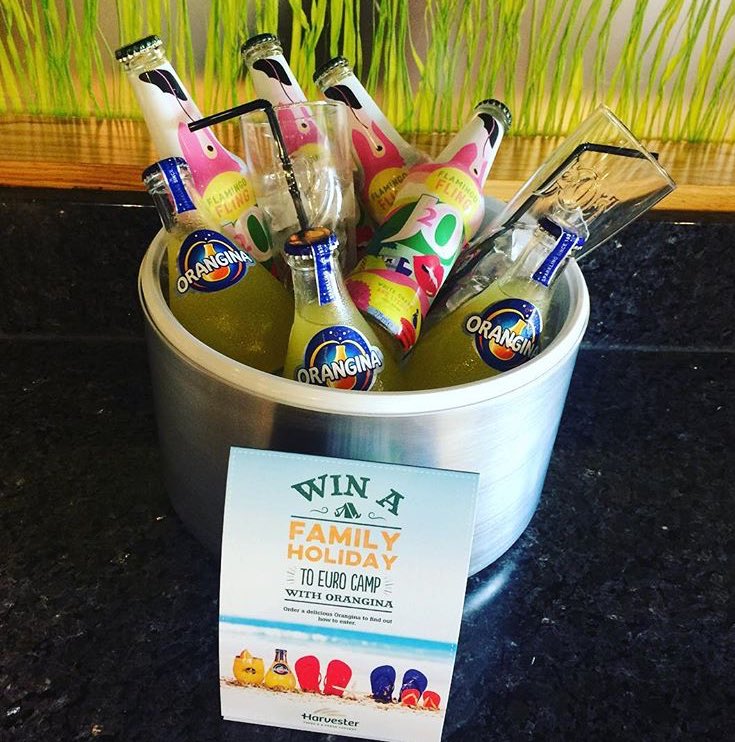 HarvesterCP's tweet image. get down to Harvester and buy an #orangina for your chance to #win a #holiday #eurocamp