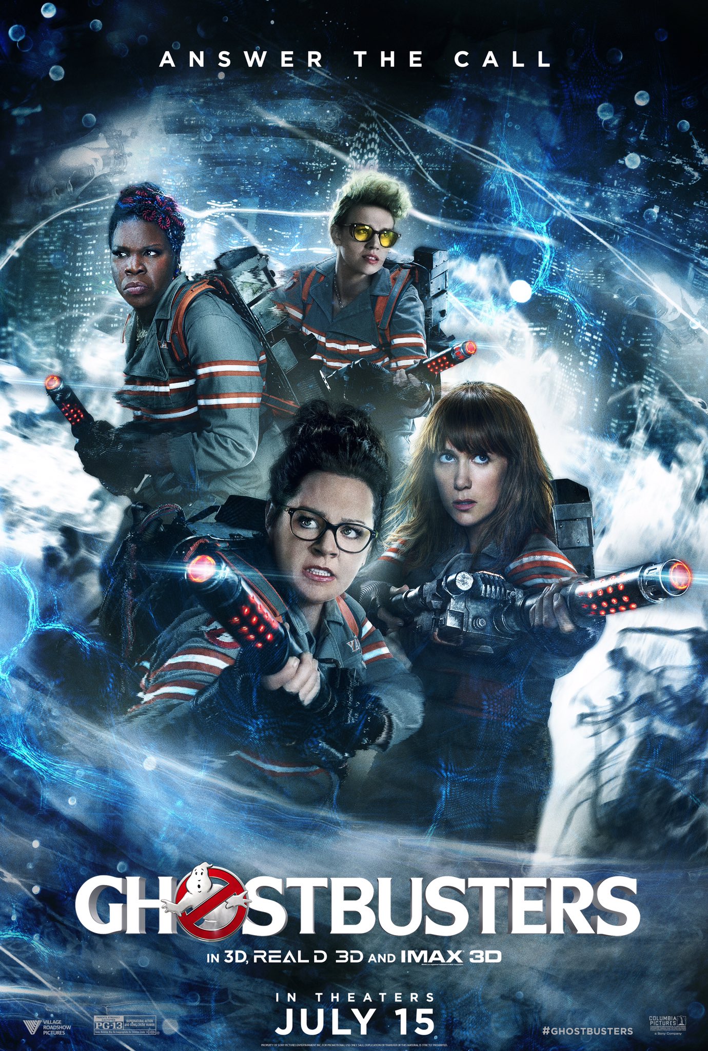 Paul Feig Releases A Spooky New GHOSTBUSTERS Poster To Celebrate The