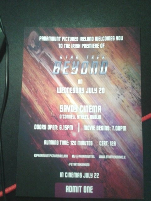 DemolitionGame's tweet image. I just won tickets to the premiere of star trek beyond :)