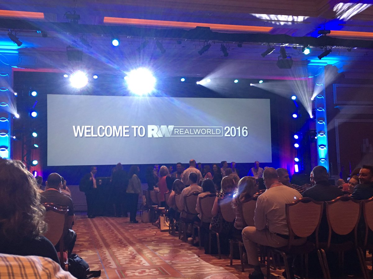 iRuss's tweet image. About to kickoff the @RealPage #RWConf2016 keynote session! @propertyware town hall to follow.