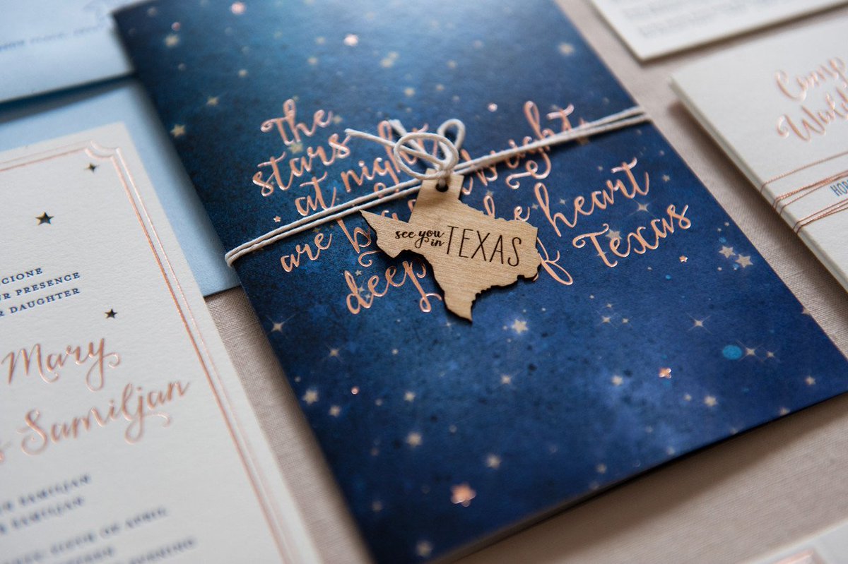 Nole Garey (@beautifulpaper) on Twitter photo Love these rose gold foil night sky #wedding invitations from <a href="/gusandruby/">Gus And Ruby</a>! #designerrolodex bit.ly/29UAoB5 Love these rose gold foil night sky #wedding invitations from <a href="/gusandruby/">Gus And Ruby</a>! #designerrolodex bit.ly/29UAoB5