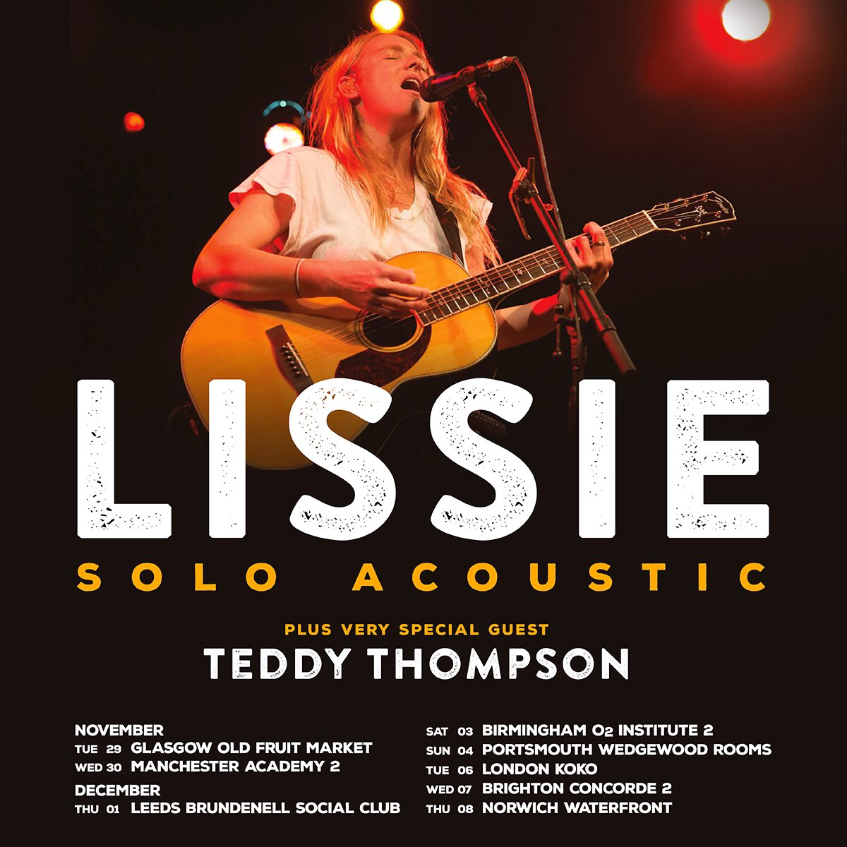 Lissie Maurus on Twitter "presale tickets for my UK tour dates go on