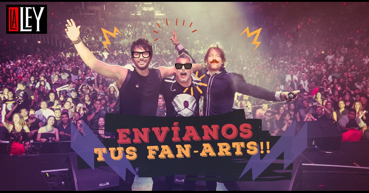 Envíanos tus fan arts de La Ley!! Haremos un álbum en nuestra fanpage con los mejores!!