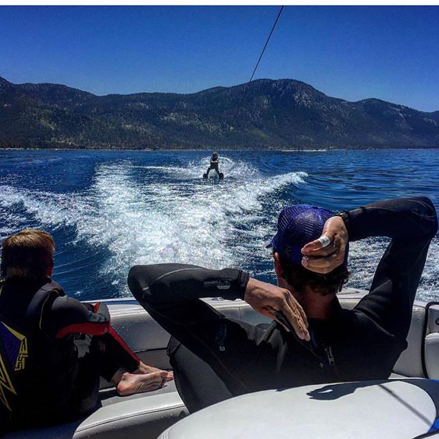 Hope you guys had a great weekend!These guys sure did hiring a ski instructor.📷: @birkholmwatersports|#skilaketahoe