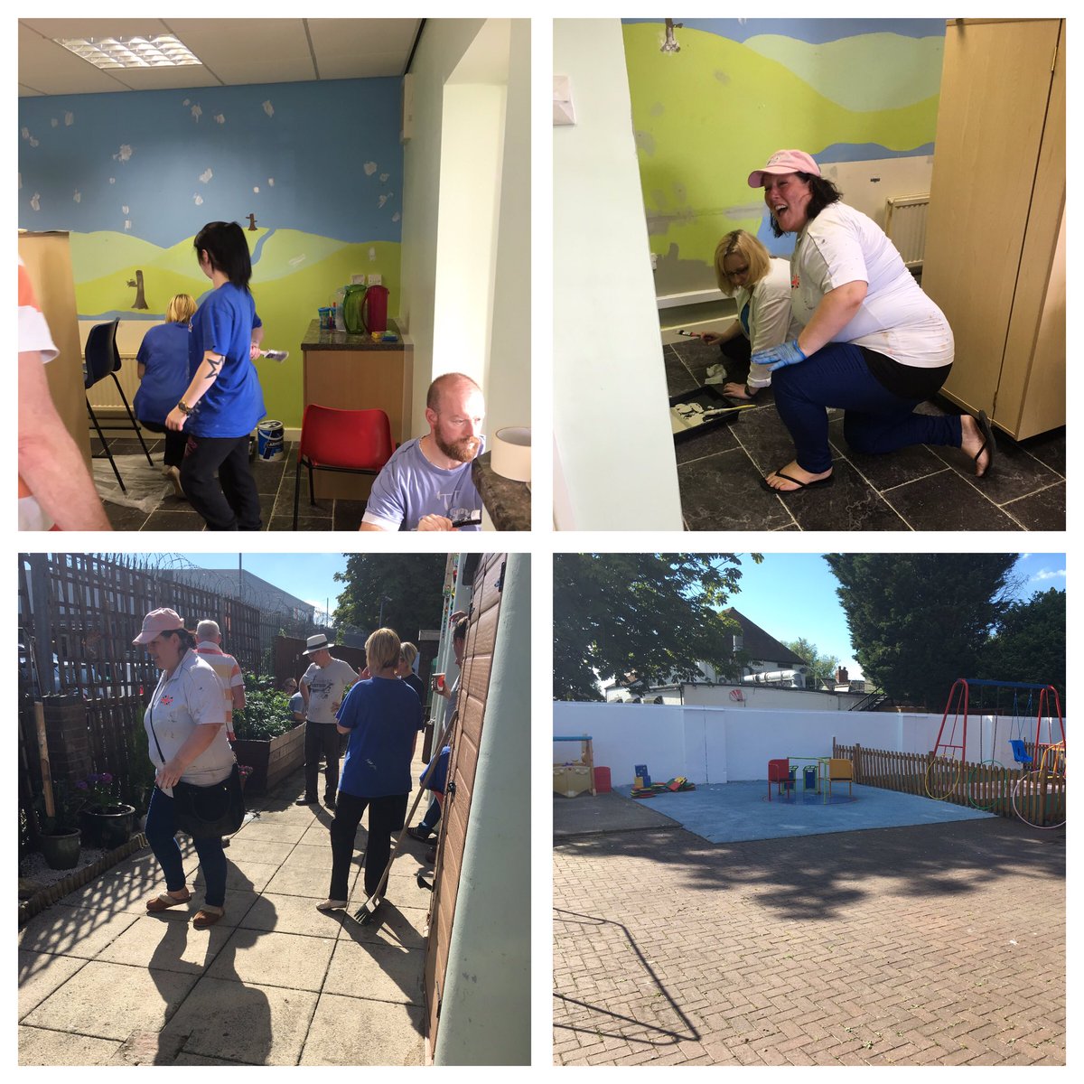 Great day with #teamquedgeley helping renovate the Spring Centre #communitymatters #Fab2BeOn40