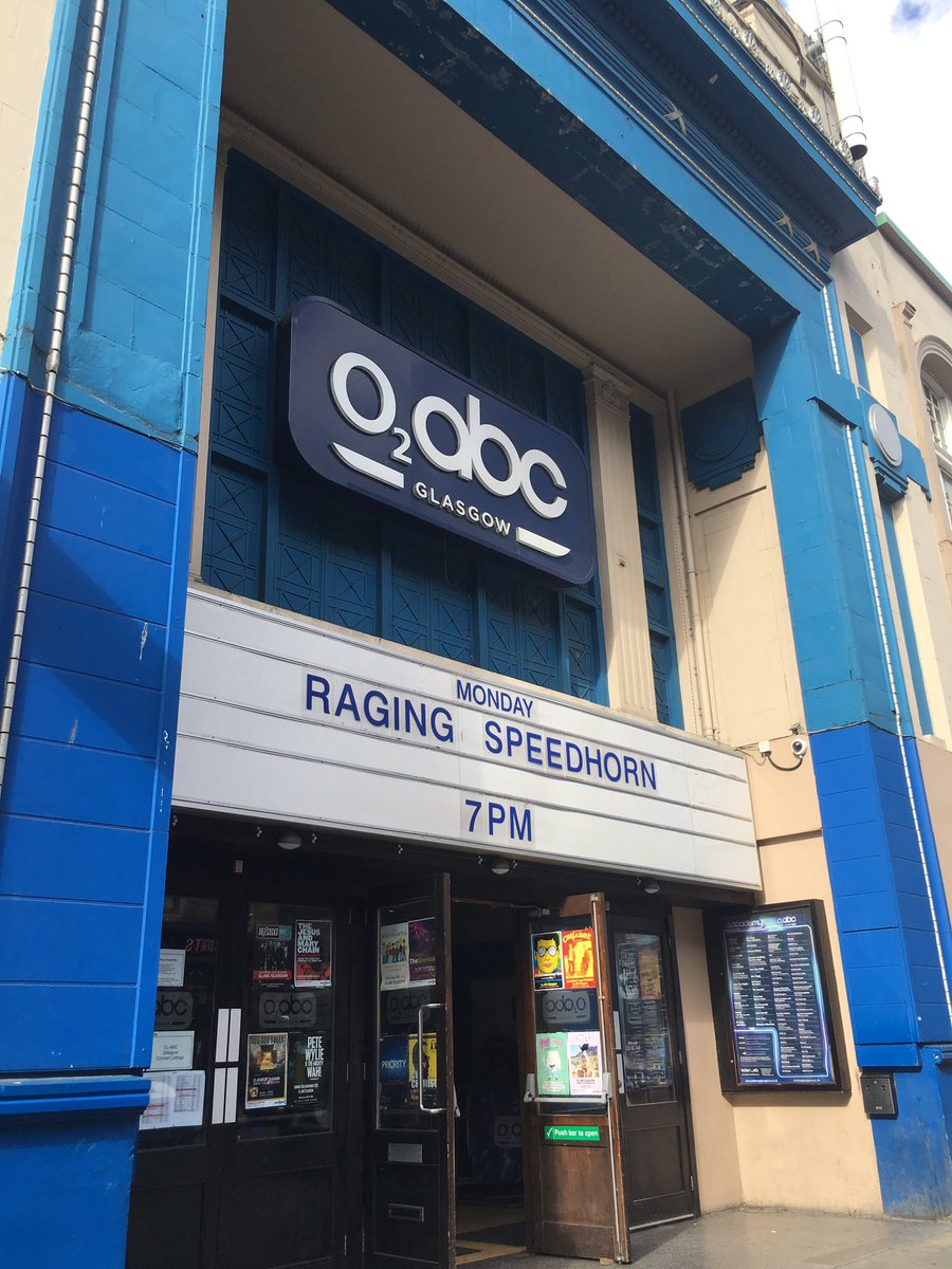 Just turned up at the @O2ABC for some down tuned neck casualties. On the road with <a href="/RagingSpeedhorn/">Raging Speedhorn</a> and By Any Means