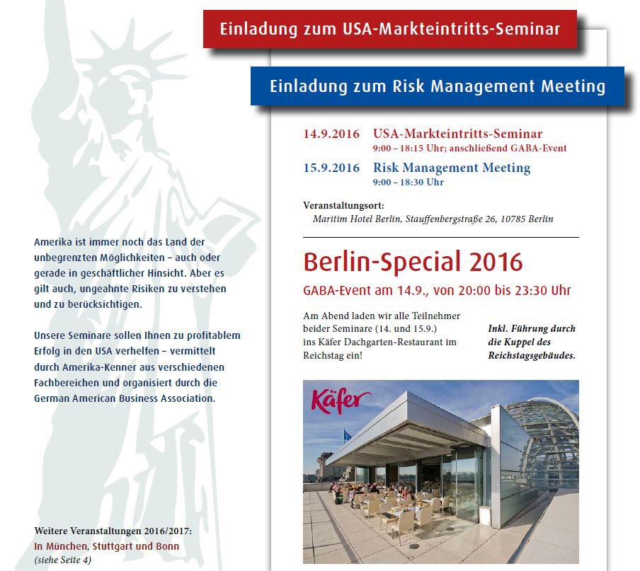 And the next seminars of #GABA will take place in Berlin on 14 and 15 Sep 2016. See you there!