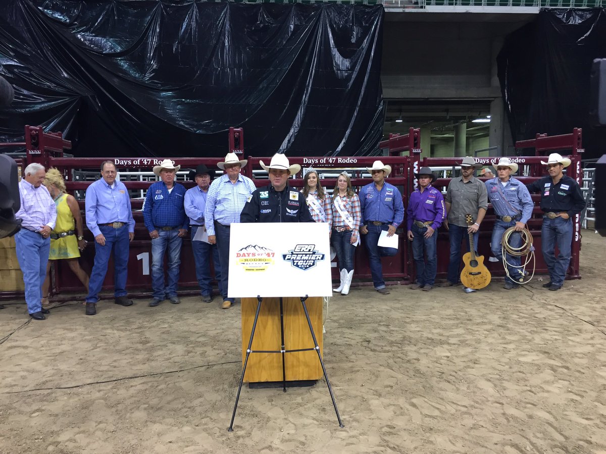 KSL5SalesTeam's tweet photo. Days of '47 Rodeo. Trevor Brazile - 23 time world rodeo champion. July 19-23 https://t.co/2zgfLZxSBw