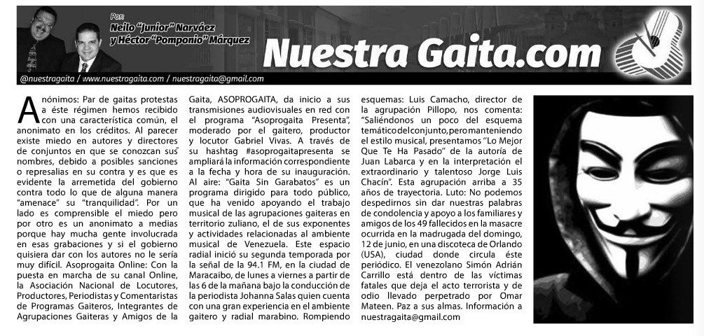 nuestragaita's tweet photo. Columna 5 https://t.co/3FhtX5Flme 2016 https://t.co/jYafdRP0yd https://t.co/1FFUq7BenR