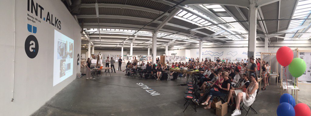 PaulRing_PR's tweet photo. @NUArchitecture #InteriorArchitecture grad (2015) Vicky Stewart talk at @InteriorEds @FreeRangeShows #Adapt2016 NOW! https://t.co/0EsTXStJV4