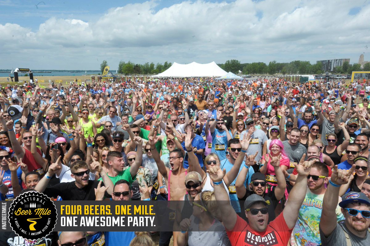LewisKentMiler's tweet photo. Over 2000 people in Buffalo. Join the movement. #NatBeerMile https://t.co/beTLP0Y16x https://t.co/pfy9yduJDO
