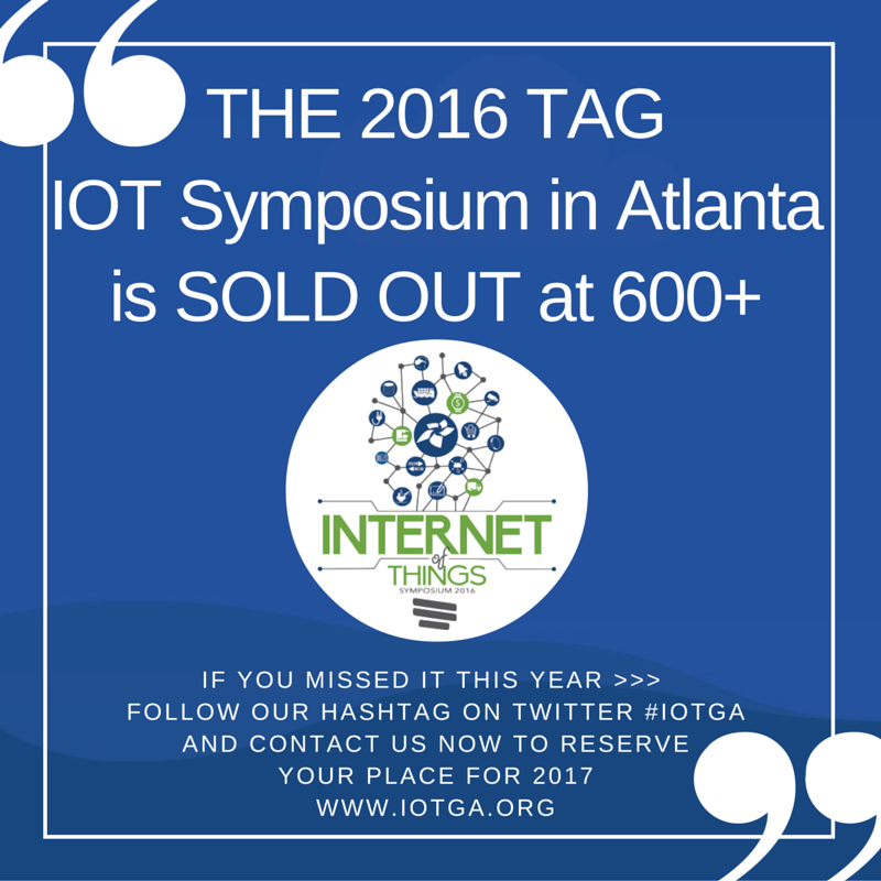 IoT_GA's tweet image. #Atlanta #IoT Symposium #IoTGA is now SOLD OUT with 600+ attending &amp;gt;&amp;gt;&amp;gt;Sign Up for 2017 at IoTGA.org