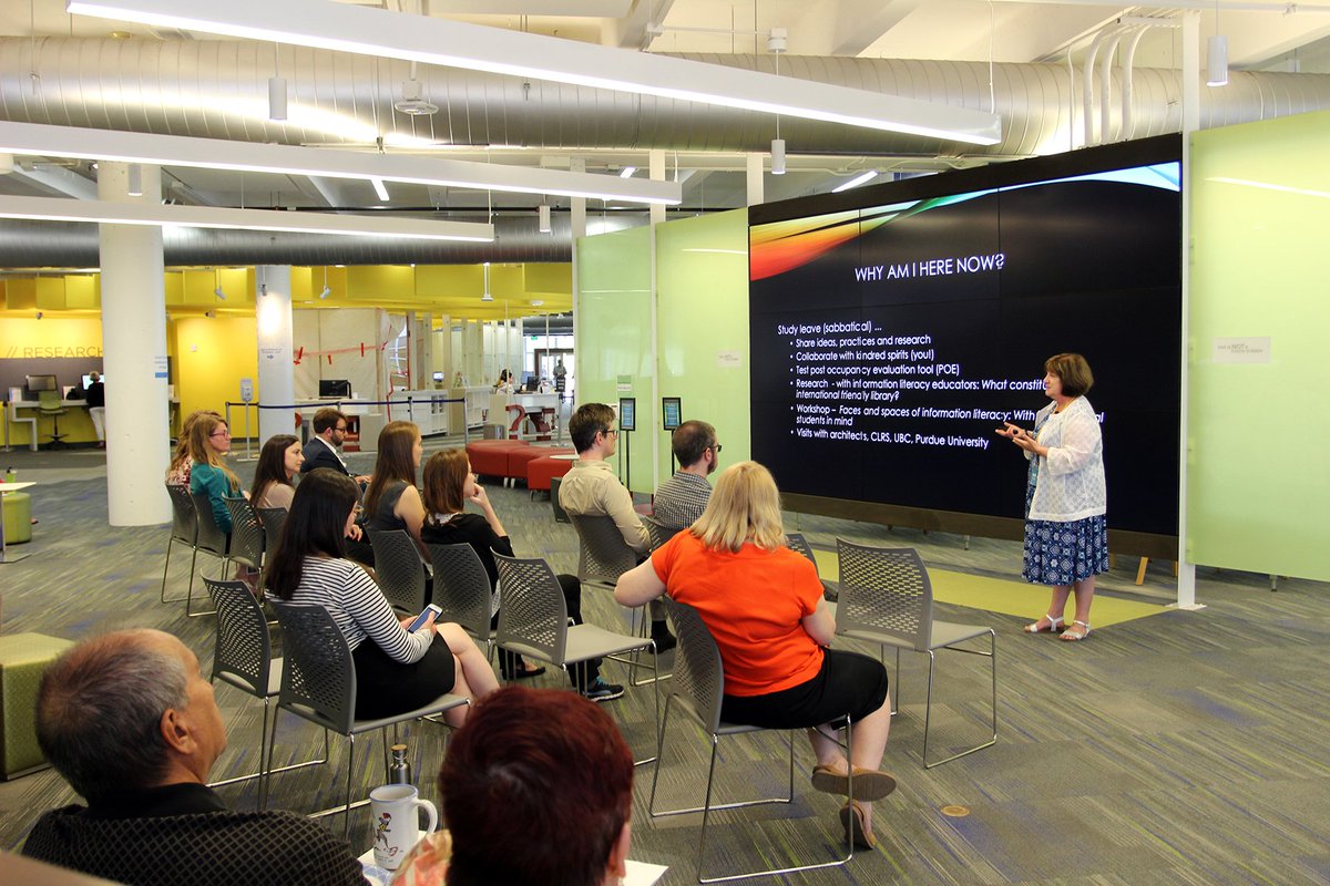 AurariaLibrary's tweet image. #Auraria Library is happy to have Hilary Hughes visiting from #QUTLibrary Australia!