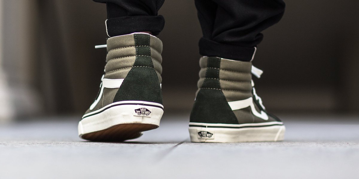 vans sk8 hi burnt olive