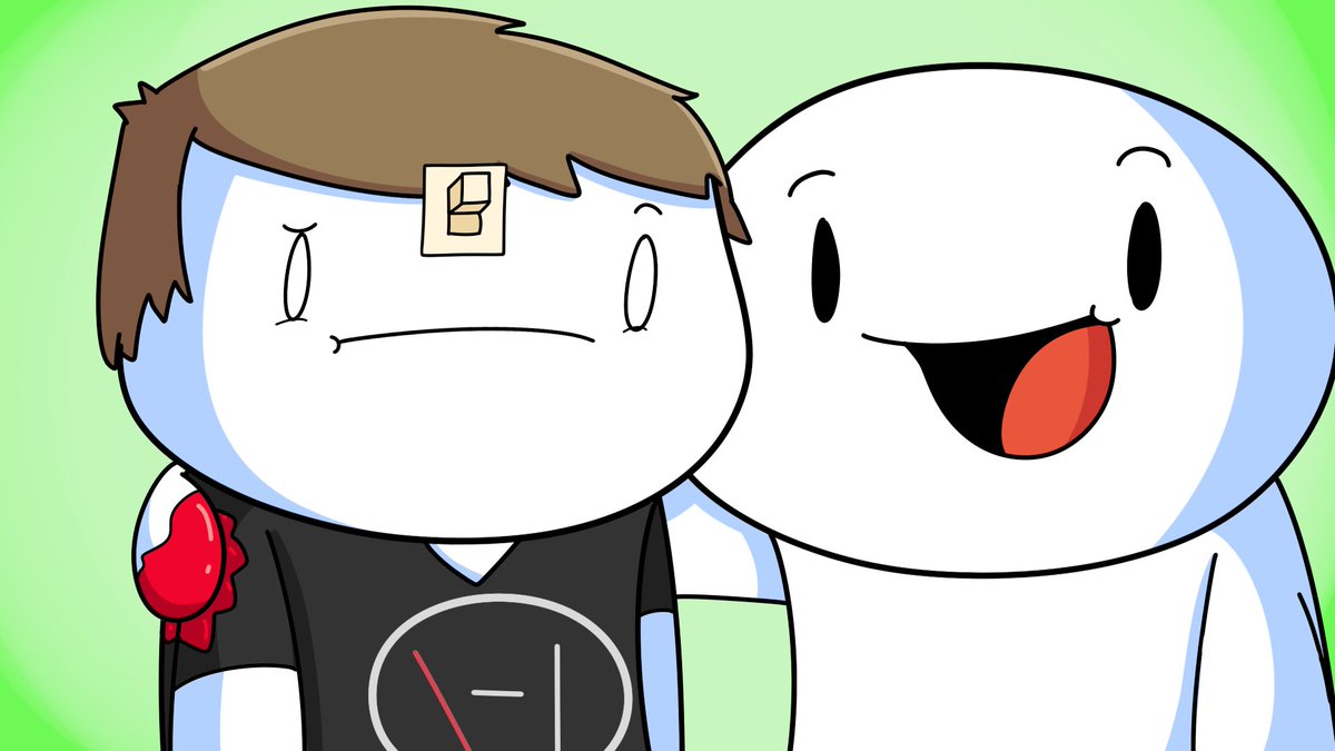 It's about me meeting @jacksfilms at. theodd1sout friends. 