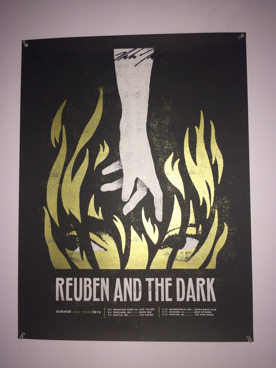 Finally got home to a wonderful  surprise!! Thank you soo much <a href="/reuben_thedark/">Reuben and the Dark</a> ❤️❤️