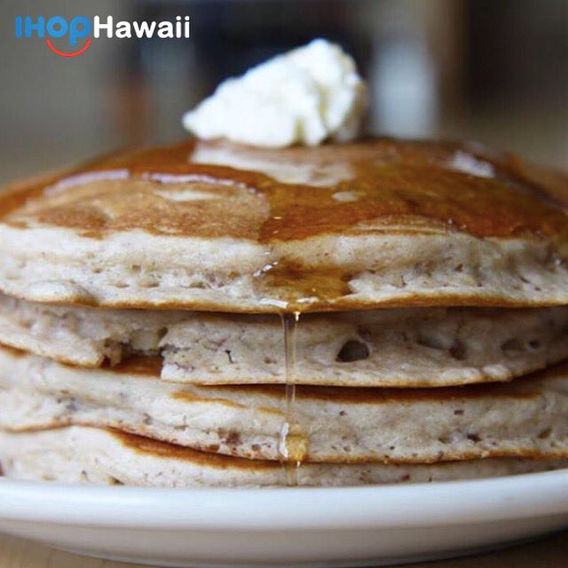 IHOPHawaii's tweet photo. Delicious doesn't have to be sacrificed for #healthy ❤️ #Multigrain #Pancakes https://t.co/NsfrxDKYti