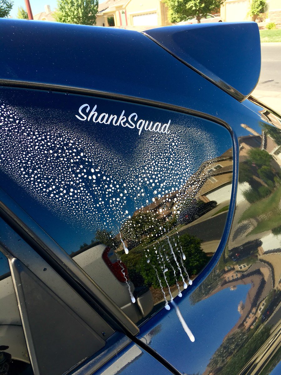 PacGraphicsCo's tweet photo. Beautiful sunny California day! Cleaning glass and #Shanksquad decals with our favorite product, Invisible Glass! https://t.co/oX1wvD17dW