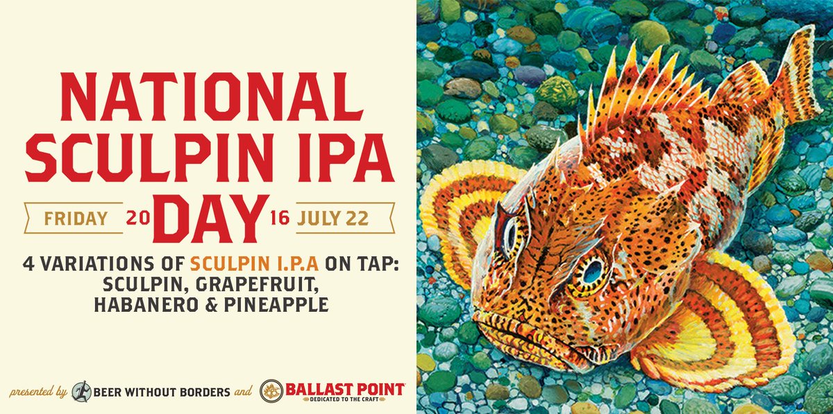 Who's going fishing this Friday? 12 bars all over NZ pouring the $1bn beer! #NZSculpin2016 facebook.com/events/1648025…