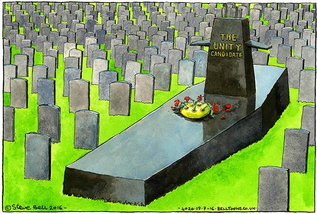 Steve Bell on Jeremy Corbyn and the vote to renew Trident – cartoon ow.ly/hH9f302na05