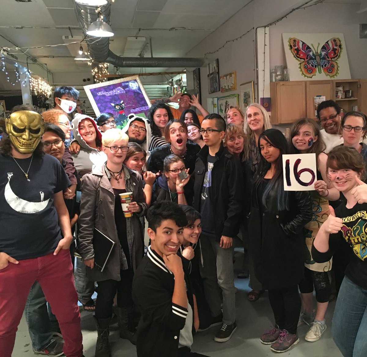 YACstudios's tweet photo. EPIC thanks to everyone who sponsored a YACster or mentor for this year's Artathon! #2016artathon #hour16 https://t.co/x1zBUniEhM