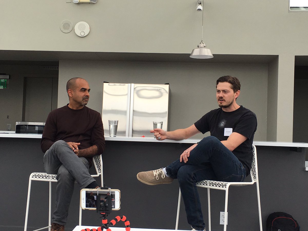 marshsutherland's tweet photo. .@IBM @bluebox founder #@blueboxjesse talking #startup #culture and perseverance to @9MileLabs Cohort VI #9ML https://t.co/gi2tIqaxG2